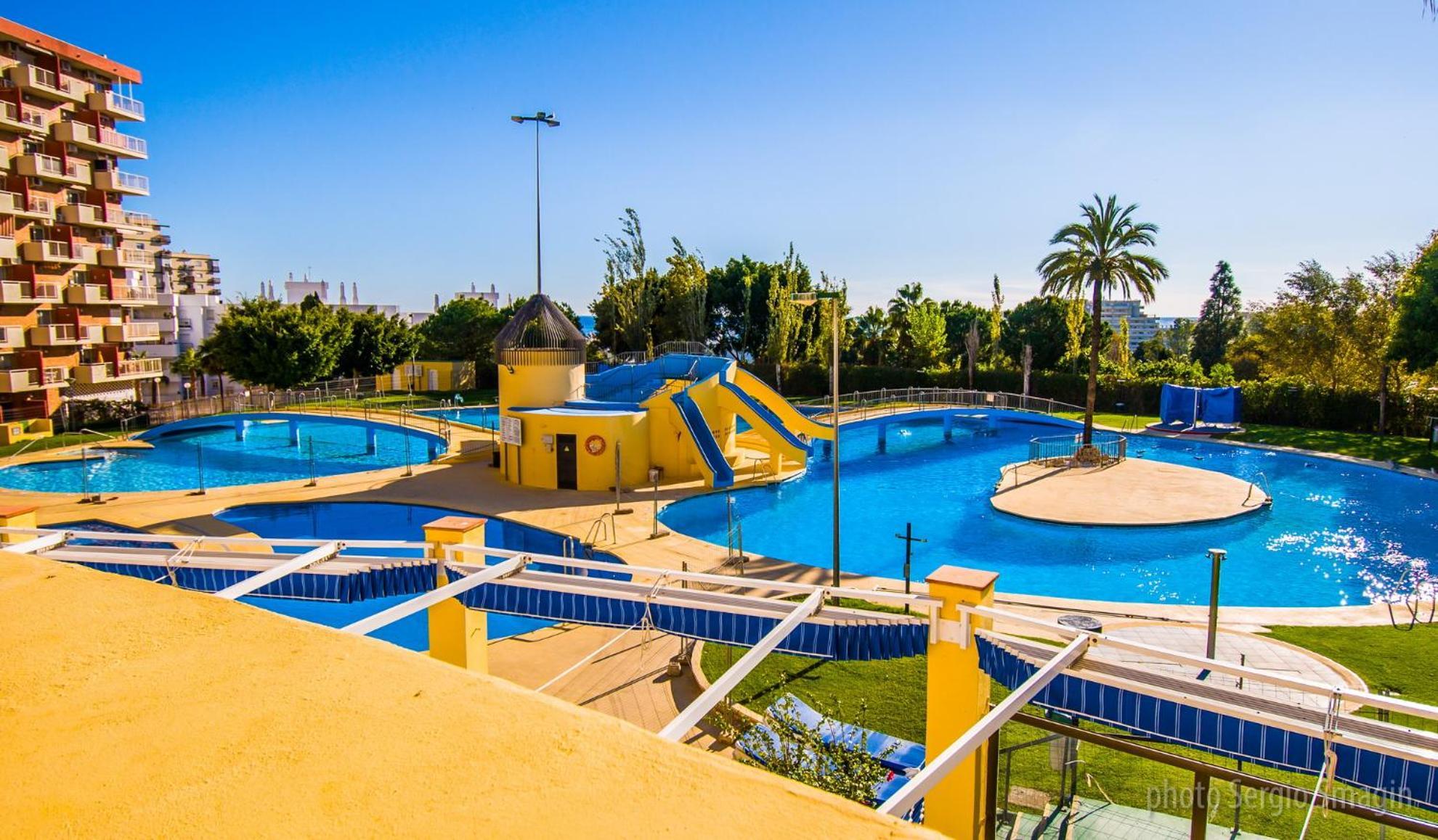 426 Estudio En Minerva Apartamentos - Vista Al Jardin - Piscina Y Playa ベナルマデナ エクステリア 写真