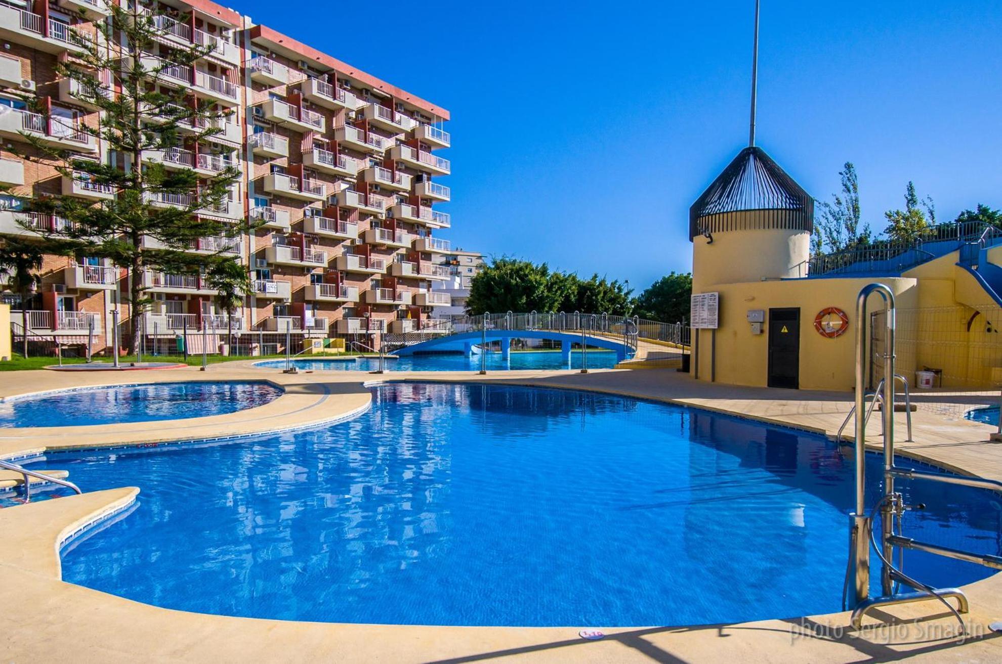 426 Estudio En Minerva Apartamentos - Vista Al Jardin - Piscina Y Playa ベナルマデナ エクステリア 写真